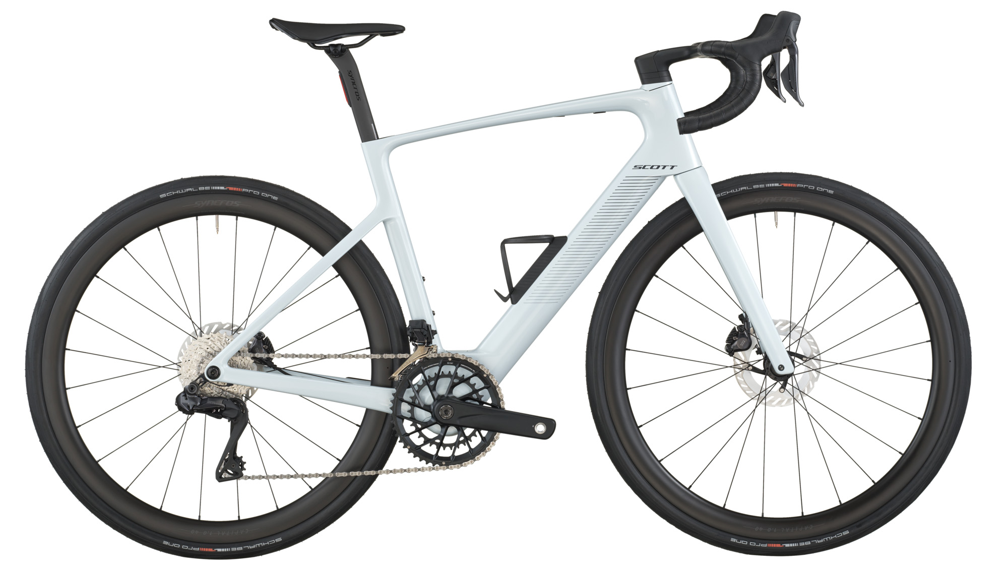 Rower elektryczny szosowy Scott Fastlane 10 Cumulus White