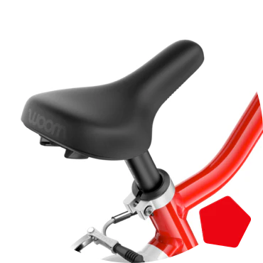 Ergonomiczne siodełko w rowerkach woom GO