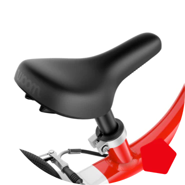 Ergonomiczne siodełko w rowerkach woom GO