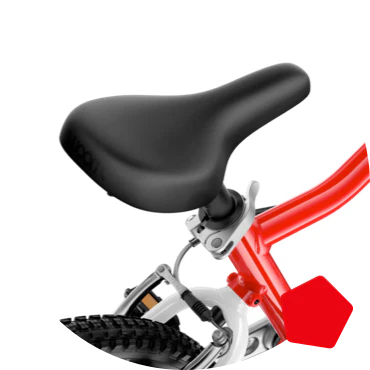 Ergonomiczne siodełko w rowerkach woom GO